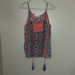 Blue and Orange Tank Top